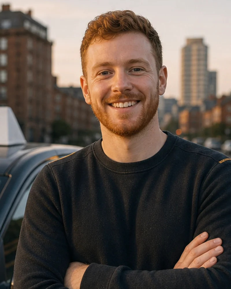 Sample portrait of driving instructor Callum Reed